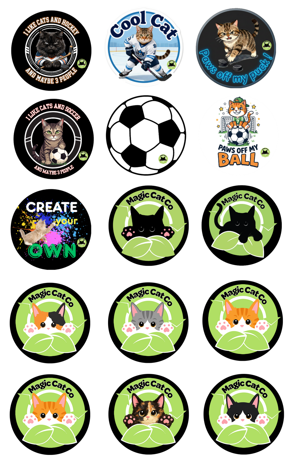 Cat Treat Chase Pucks