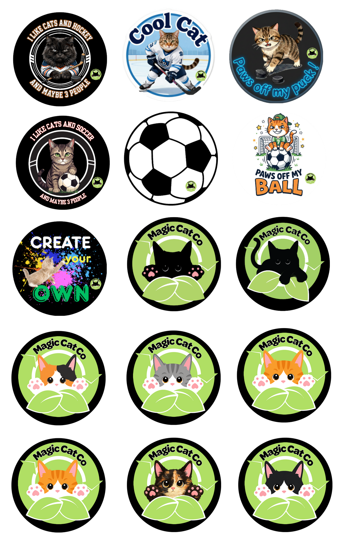 Cat Treat Chase Pucks