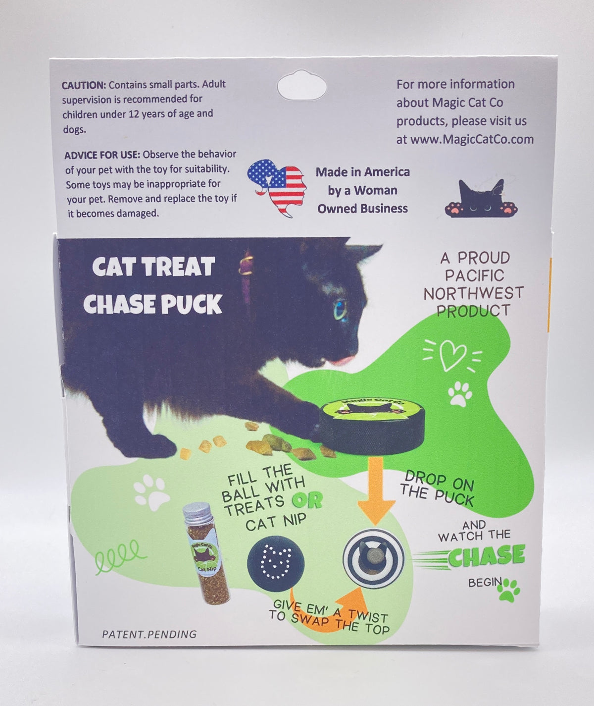 Cat Treat Chase Pucks
